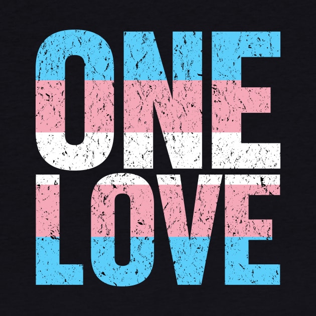 Transgender Pride Flag - ONE LOVE by jpmariano